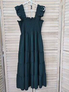 Hill House Ellie Nap Emerald Green Dress Size Medium